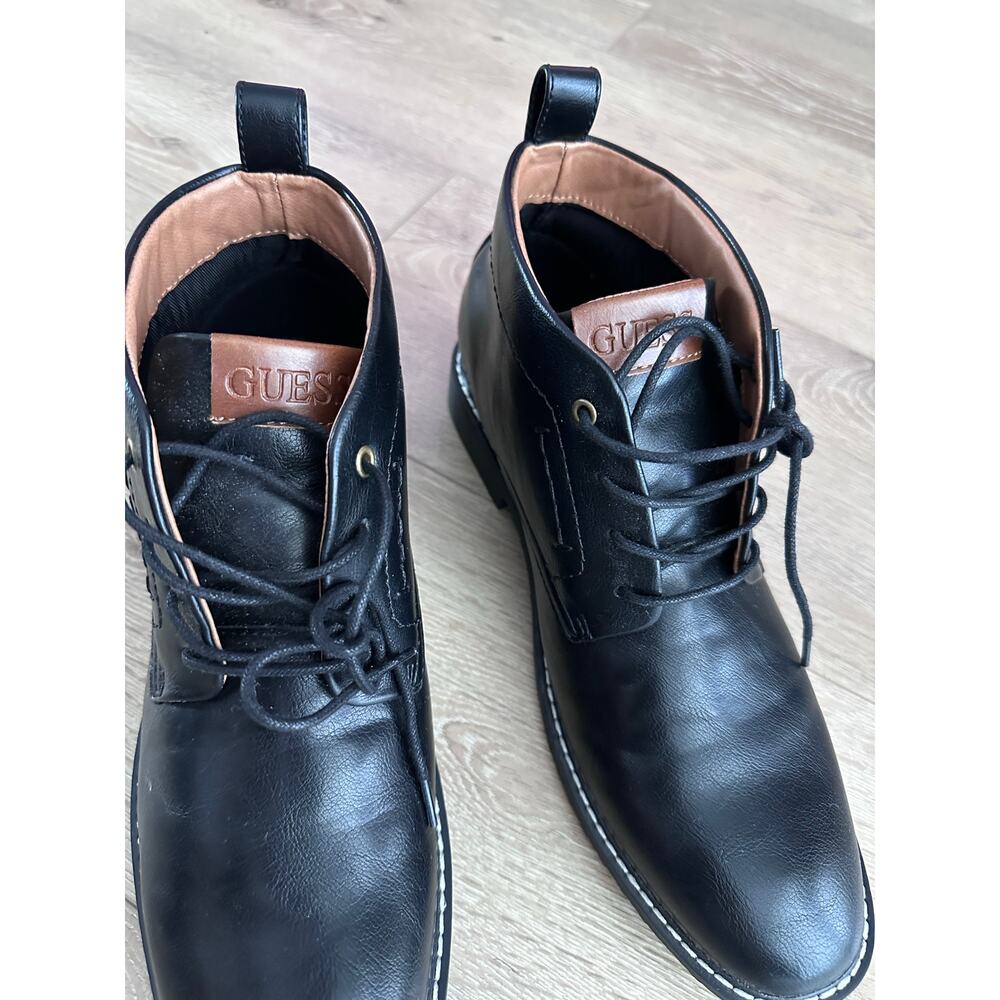 Guess Boots Mens Black Chukka Lace US Size 9 1/2